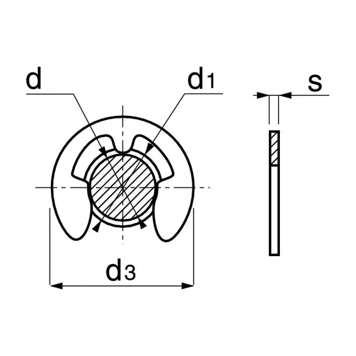 bague arret arbre inox a4 din 6799 64762 dmod1