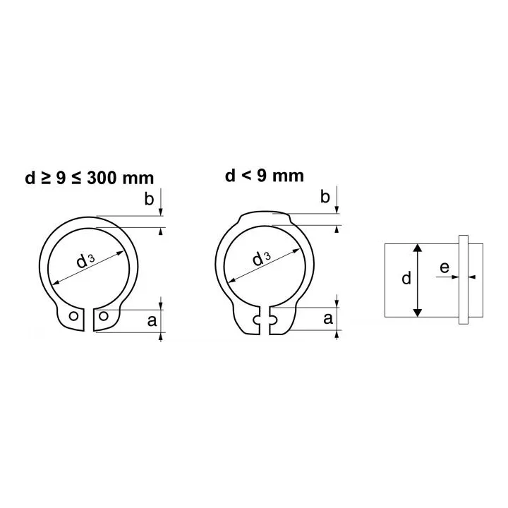 anneaux arret exterieur arbre type inox din 471 62760 dmod1