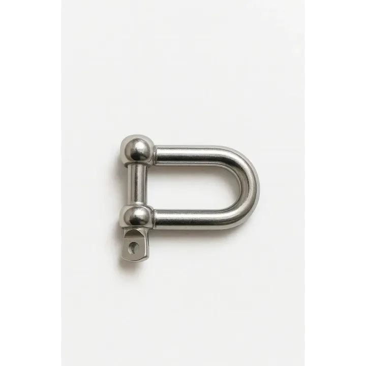 2 Manille droite forgee Inox A4 vue