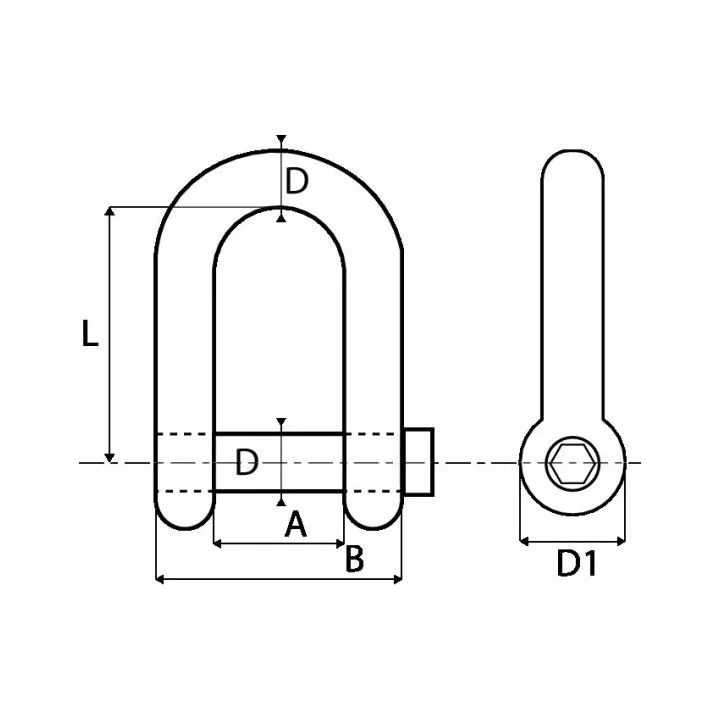 manille droite forgee vis six pans inox a4 64973 dmod1