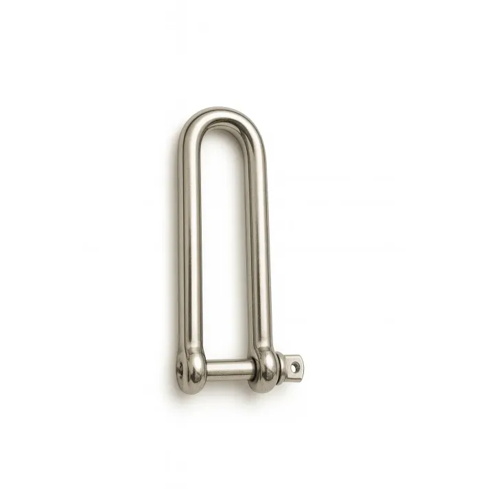 1 Manille droite longue forgee Inox A4 vue