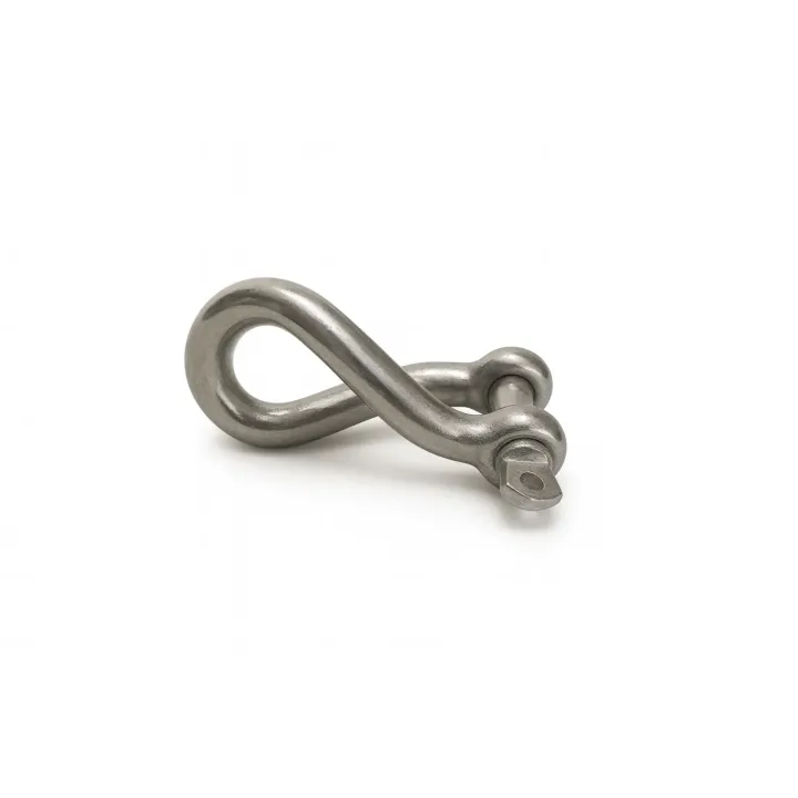 2 Manille torse forgee Inox A4 vue
