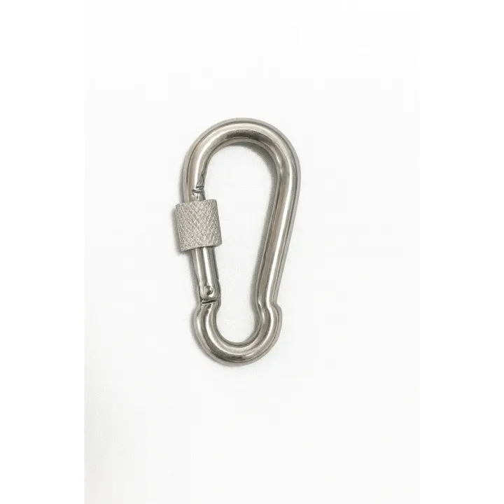 1 Mousqueton avec vis securite Inox A4 vue