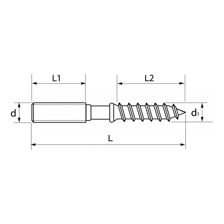 patte vis filetage bois metaux inox a2 62340 dmod1