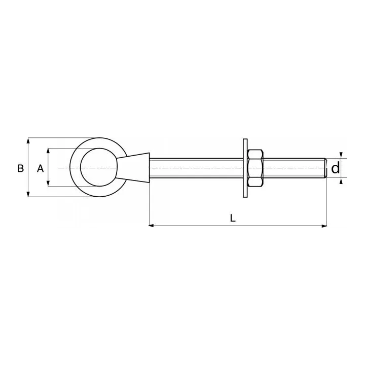 piton oeil filete avec ecrou inox a4 64948 dmod1