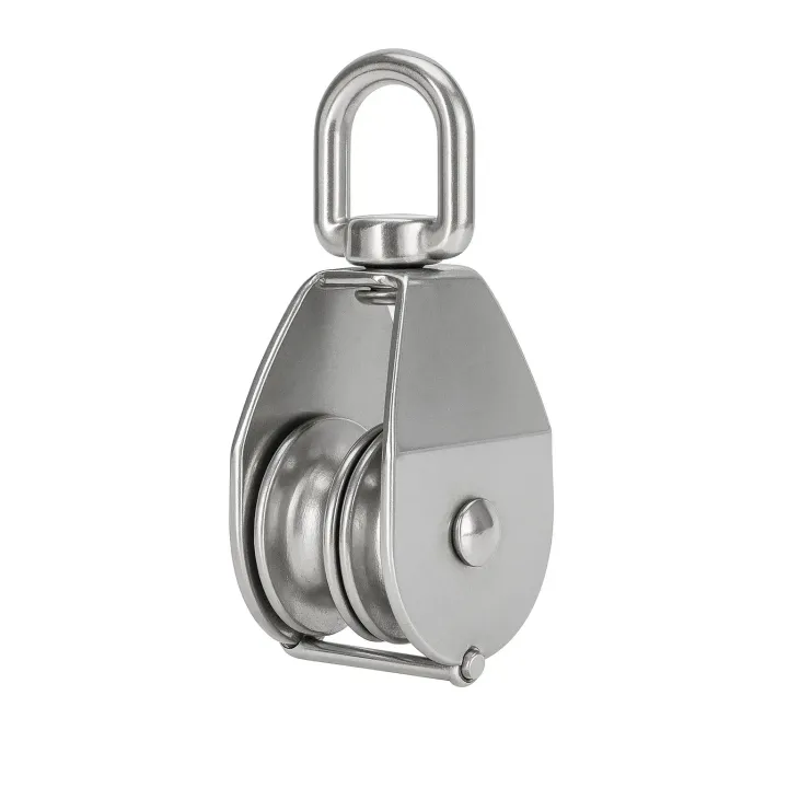 1 Poulie double Inox A2 vue
