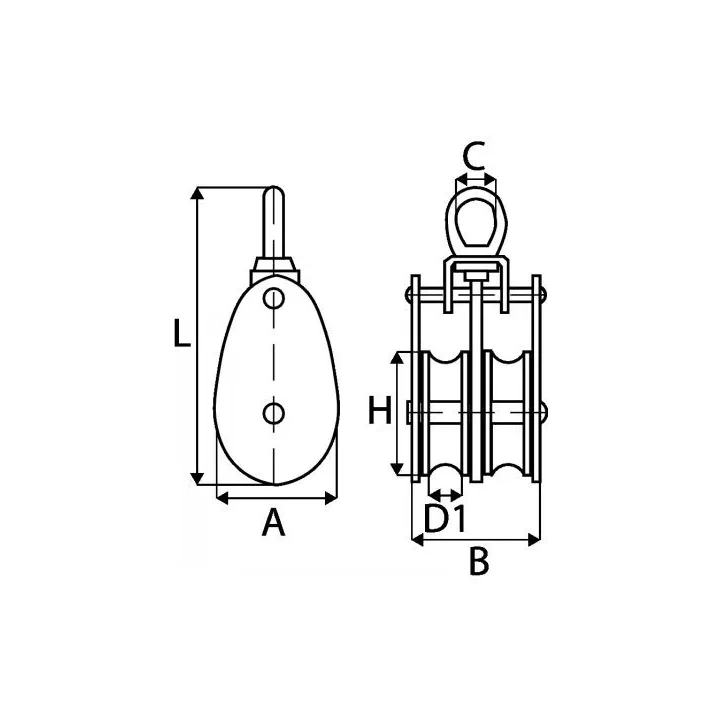 poulie double inox a2 62956 dmod1