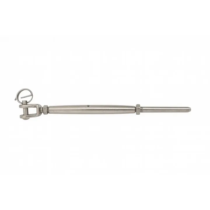 1 Ridoir chape fixe soudee avec embout sertir Inox A4 vue