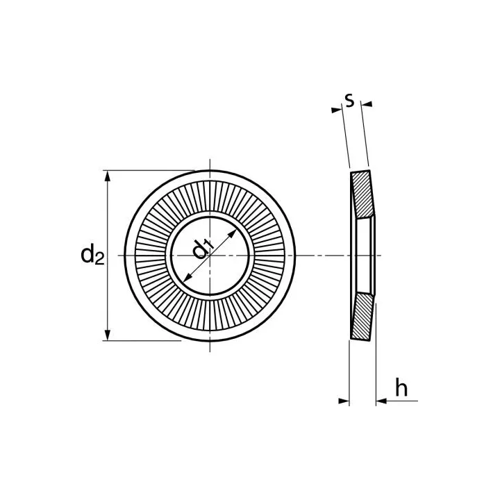 rondelle contact serie moyenne acier nfe 25511 62515 dmod1