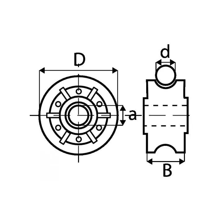 roue poulie rea inox a4 64957 dmod1