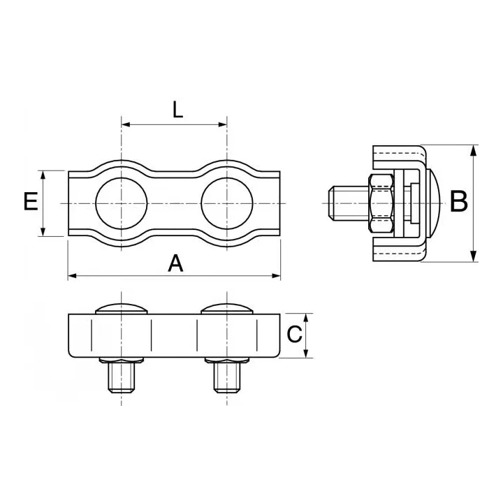 serre cable plat double inox a4 64908 dmod1