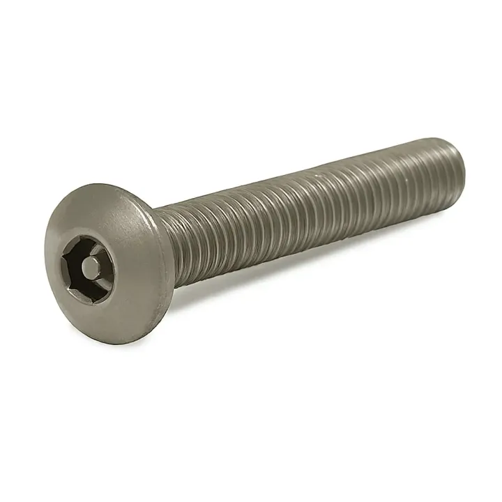1 Vis metaux inviolables bombee 6 pans creux+teton Inox A2 vue