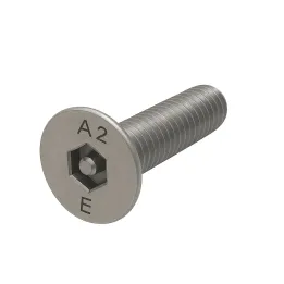 1 Vis metaux inviolables fraisee 6 pans creux+teton Inox A2 vue