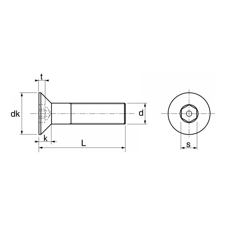 vis fraisee six pans creux inviolable avec teton central inox a2 62801 dmod1