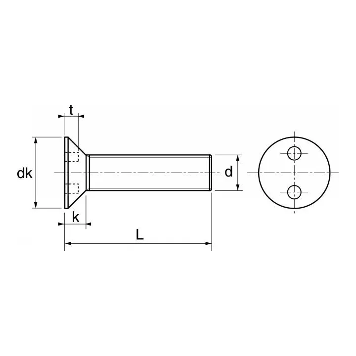 vis metaux fraisee inviolable snake eye inox a2 62803 dmod1
