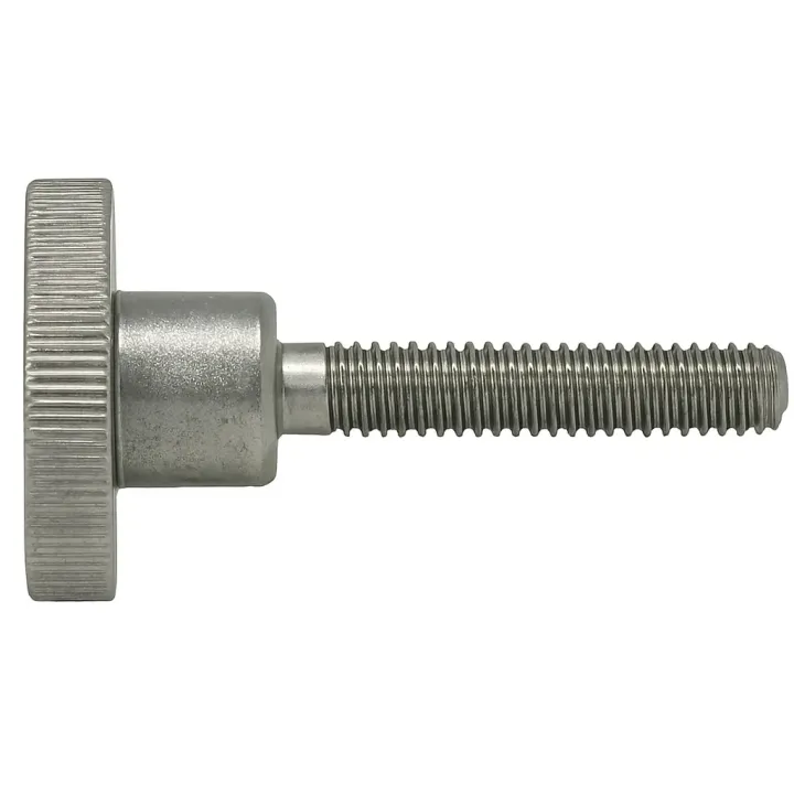 2 Vis moletees, Type haut DIN 464 M 3 x 10 Inox A1. vue