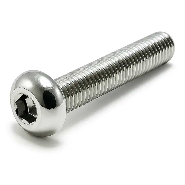 1 Vis bombee six pans creux BHC ISO 7380 Inox A4 vue