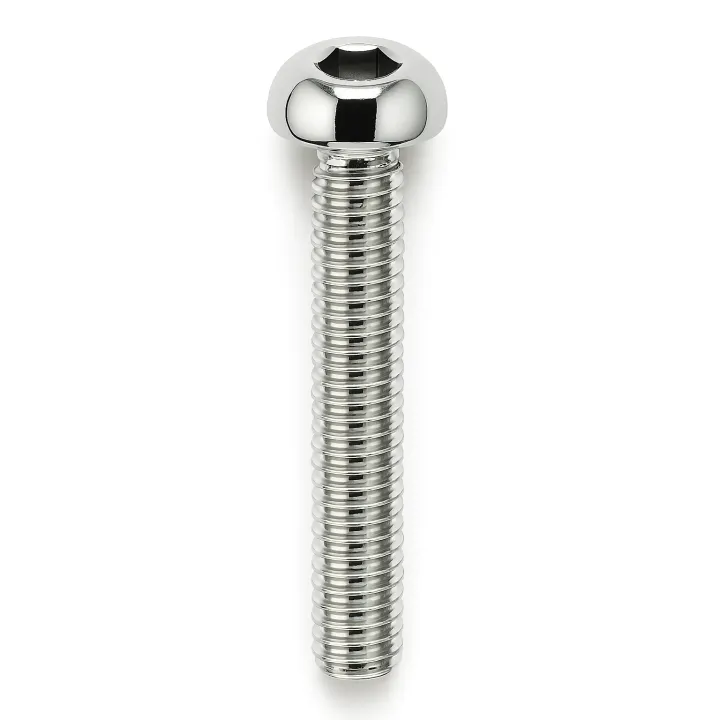 2 Vis bombee six pans creux BHC ISO 7380 Inox A4 vue