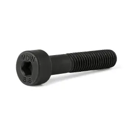 1 Vis cylindrique six pans creux CHC DIN 912 Filetage Partiel Classe 8.8 brut vue