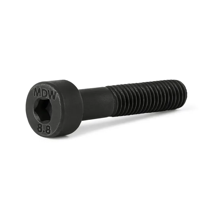 1 Vis cylindrique six pans creux CHC DIN 912 Filetage Partiel Classe 8.8 brut vue