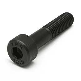 1 Vis cylindrique six pans creux CHC DIN 912 Filetage Partiel Classe 12.9 brut vue