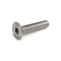 1 Vis fraisee six pans creux FHC DIN 7991 Inox A4. vue