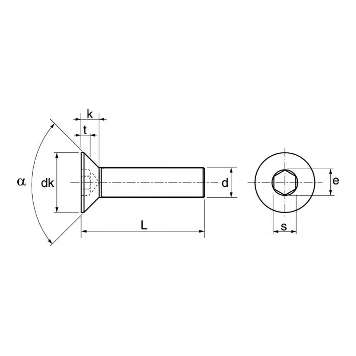vis metaux fraisee six pans creux inox a2 iso 10642 62203 dmod1