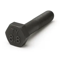 1 Vis hexagonale TH Filetage Partiel Classe 8.8 Brut vue