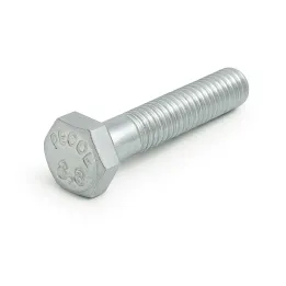 1 Vis hexagonale TH entierement filetee DIN 933 Classe 8.8 zingue vue de