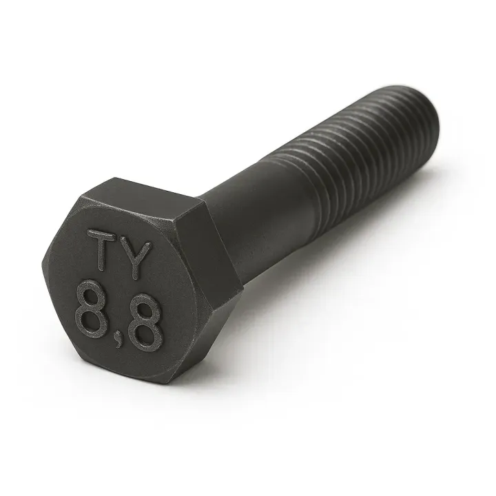 1 Vis hexagonale TH Filetage Partiel Classe 8.8 Brut vue