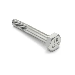 1 Vis hexagonale TH Filetage Partiel Inox A4 vue