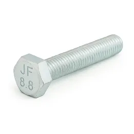 1 Vis hexagonale TH Filetage Partiel Classe 8.8 Zingue vue