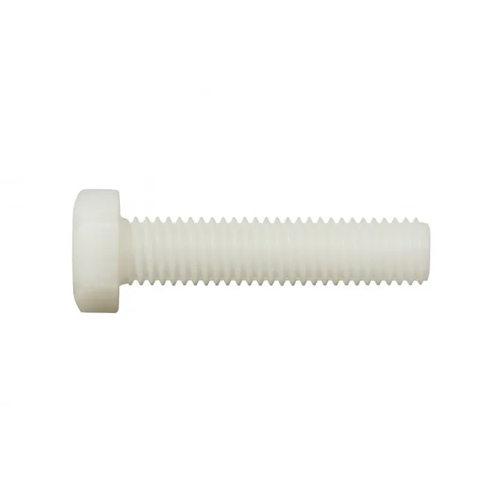 2 Vis hexagonale TH entierement filetee DIN 933 Nylon vue