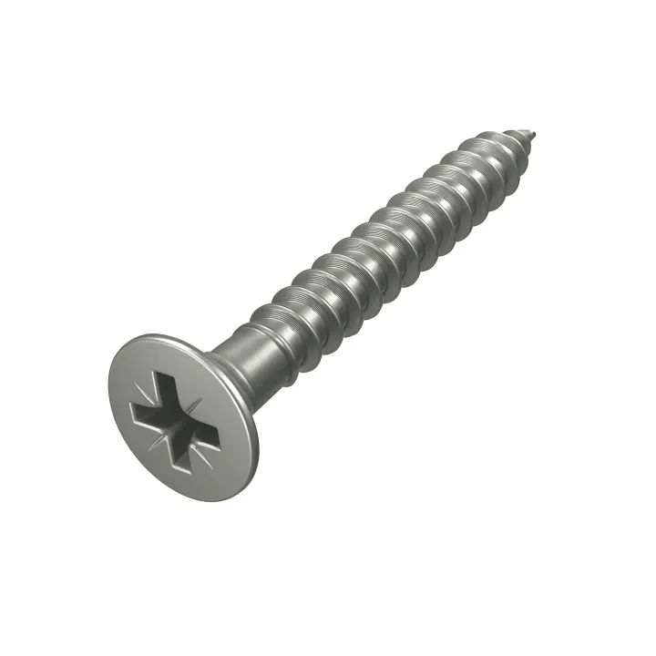 1 Vis pour agglomere fraisee entier empreinte Pozidrive vue