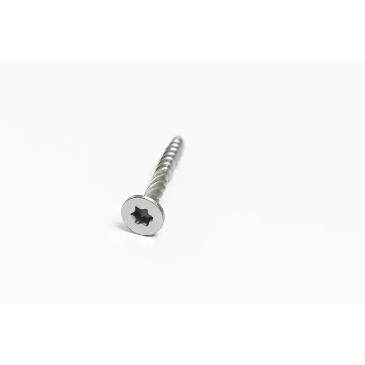 1 Vis pour bois dur fraisee empreinte 6 lobes vue