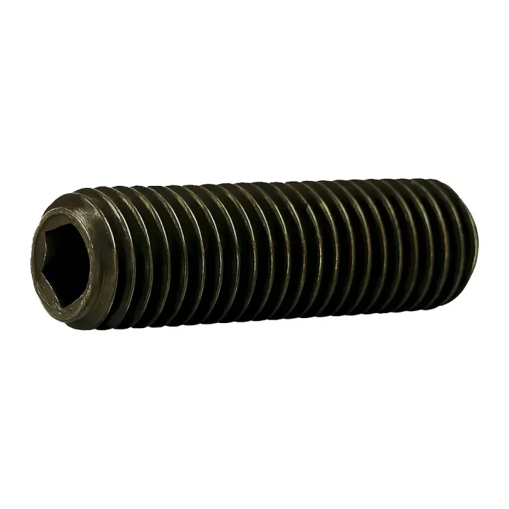 2 Vis sans six pans creux STHC DIN 913 Bout plat Acier 45H brut. vue