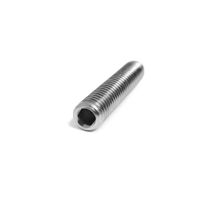 1 Vis sans six pans creux STHC DIN 915 Bout Teton Inox A2. vue