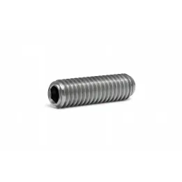 1 Vis sans six pans creux STHC DIN 916 Bout cuvette Acier 45H zingue. vue