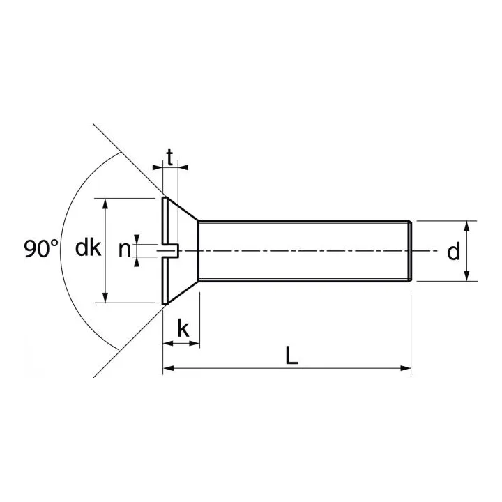 vis metaux fraisee fendue inox a2 din 963 iso 2009 62208 dmod1