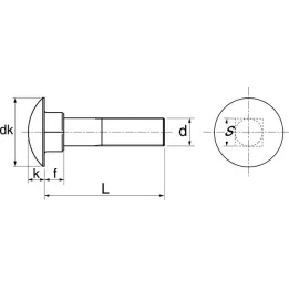 vis metaux ronde collet carre inox a2 din 603 iso 8677 62213 dmod1