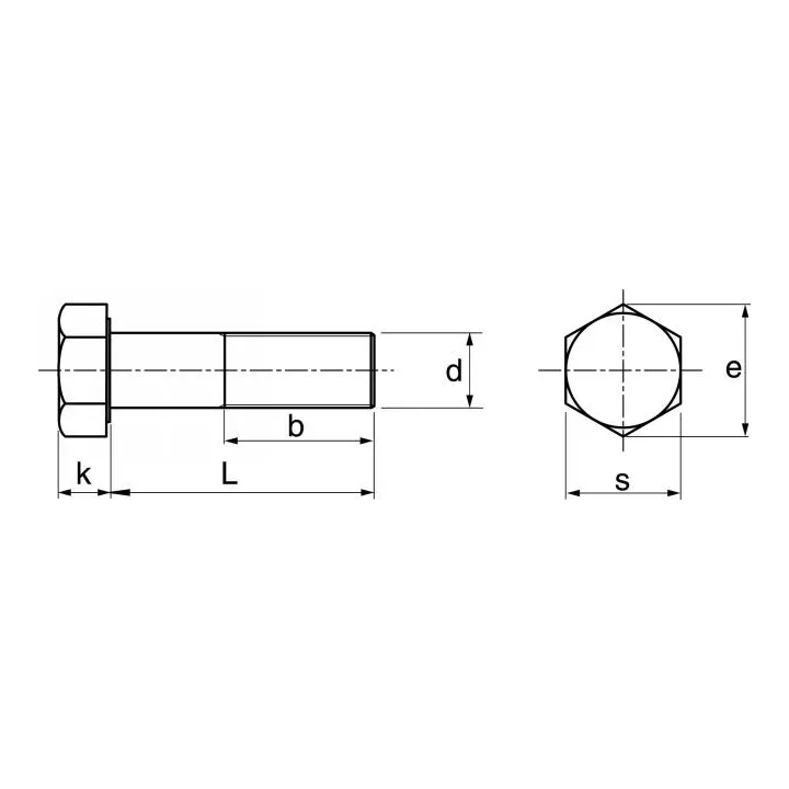 vis metaux hexagonale filetage partiel corps boulon inox a2 din 931 iso 4014 62102 dmod1