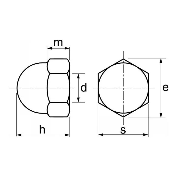 ecrou borgne inox a2 din 1587 62604 dmod1