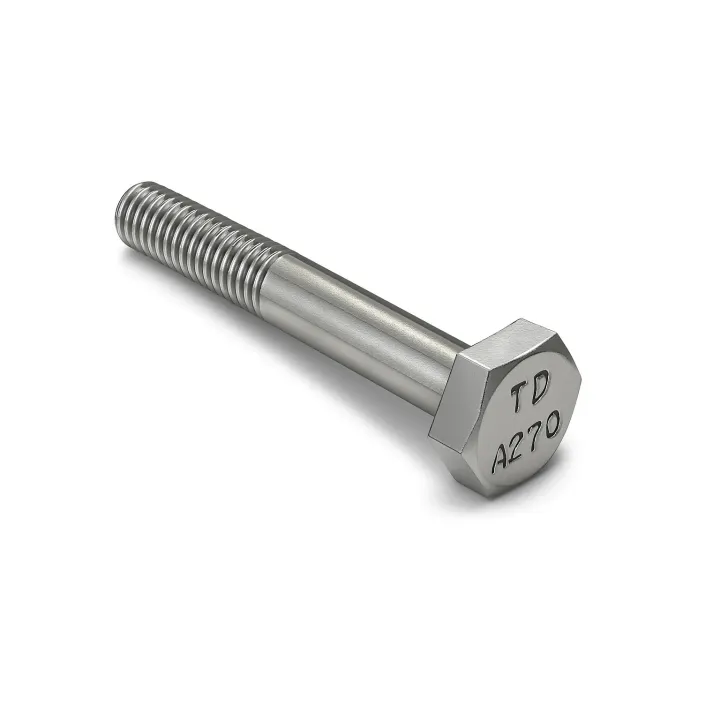 1 Vis hexagonale TH Filetage Partiel Inox A2 vue