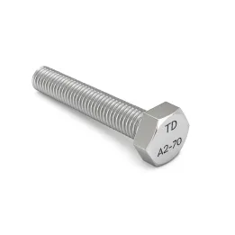 1 Vis hexagonale TH entierement filetee DIN 933 Inox A2 vue