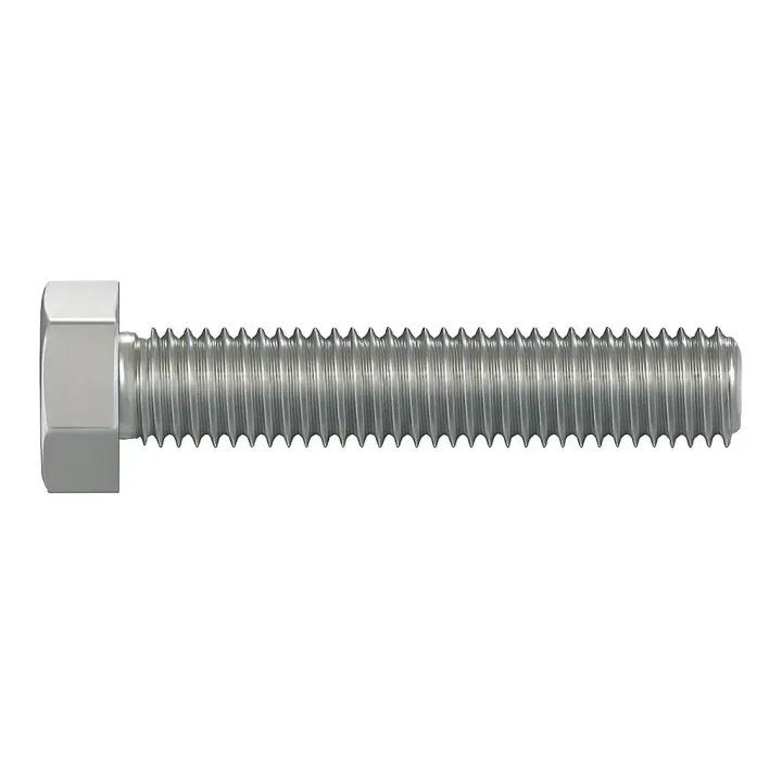 2 Vis hexagonale TH entierement filetee DIN 933 Inox A2 vue