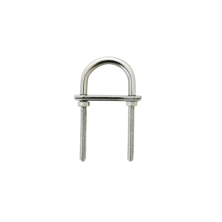 1 Etrier en u avec double plaque Inox A4 vue