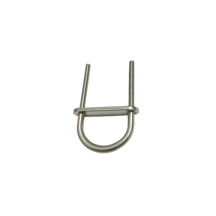 3 Etrier en u avec double plaque Inox A4 vue