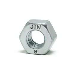 1 ecrou hexagonal din 934 classe 8 zingue. vue