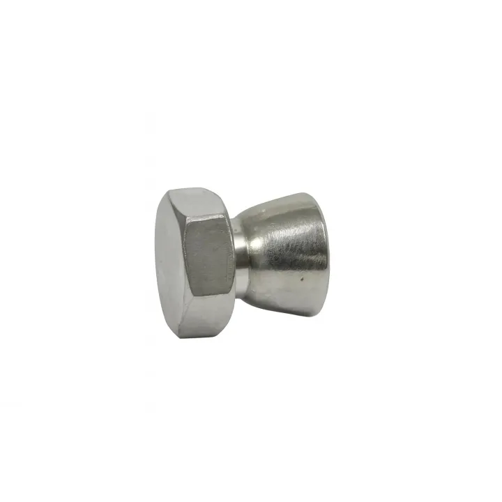 2 Ecrous inviolables auto cassants Inox A2 vue