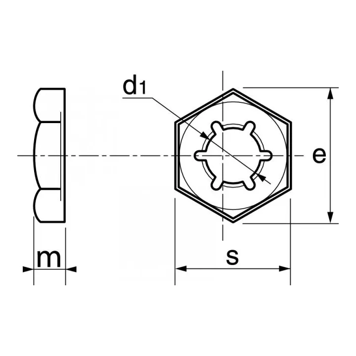 pal ecrou autofreine hexagonaux inox a2 din 7967 62608 dmod1